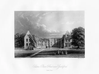 Sutton Place, nära Guildford, Surrey, 1800-talet.