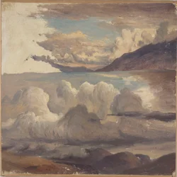 Moln över fjorden