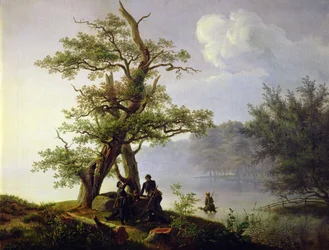 Jakt på sjöfåglar, 1828