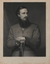 General John Nicholson, graverad av A.N. Saunders, utgiven av Henry Graves und Co. i London den 1 juni 1867 (gravering med blandad metod).