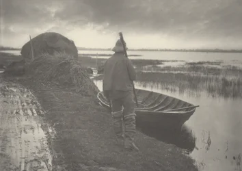 Marshman på väg att klippa Schoof-Stuff,1886 (foto)
