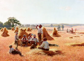 Skördare vilar, 1898