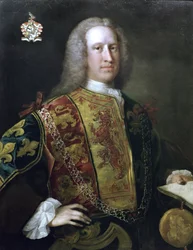Sir Charles Townley, Strumpebandskung av vapen