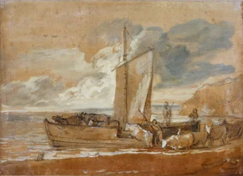 En boskapsfärja, 1784-1788.