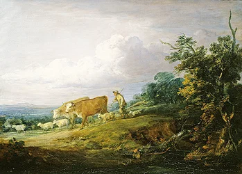 Landskap (olja på duk)