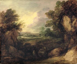 Landskap med figurer, ca 1786 (olja på duk)
