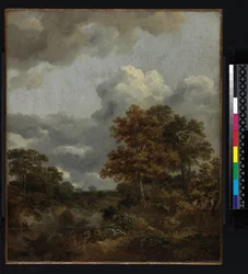 Landskap med pool, 1746-1747