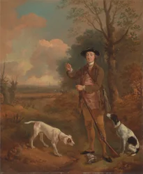 Major John Dade, från Tannington, Suffolk, ca. 1755.