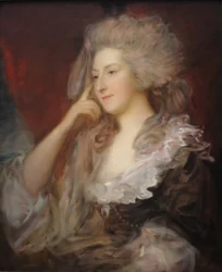 Mrs Maria Anne Fitzherbert av Thomas Gainsborough, 1784