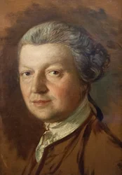 Porträtt av Joshua Kirby (1716-1774), ca 1754-56 (olja på duk)