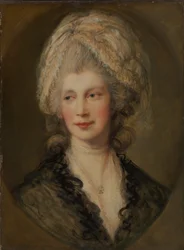 Drottning Charlotte, ca 1782 (olja på duk)