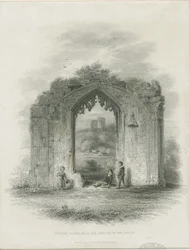 Dudley Castle - The Keep: gravyr (vinjett och [? 1800-talet] (tryck)