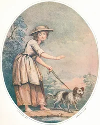 En blind flicka från Rom, c1700-talet