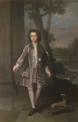 Hellängdsporträtt av William King, 10 år gammal, 1720