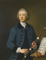 Porträtt av Lewis Christian Austin Granom, 1743
