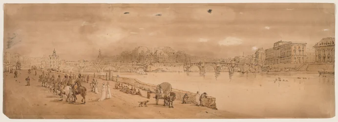 Ett urval av tjugo av de mest pittoreska vyerna i Paris, 1802.
