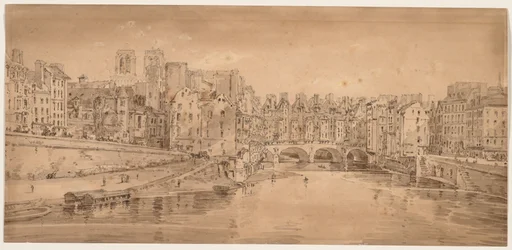 Ett urval av tjugo av de mest pittoreska vyerna i Paris, 1802.