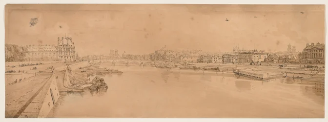 Ett urval av tjugo av de mest pittoreska vyerna i Paris, 1802.