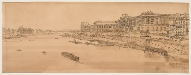 Ett urval av tjugo av de mest pittoreska vyerna i Paris, 1802.
