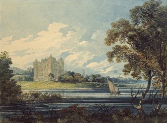 Duff House, Banff, 1794 (akvarell, med viss utradering, över tecken i grafit)