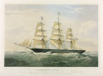 Clipperfartyget "Lancashire Witch" 1575 ton