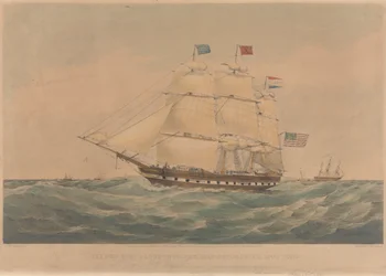 New York och London-paketfartyget "Devonshire" 1300 ton