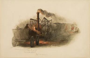 Gammal lokmotor, Wylam Colliery