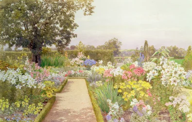 Liljerabatten vid Great Tangley Manor, Surrey