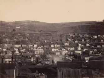 Honesdale, sektion 4, Del  Hudson Canal Co, ca. 1863-1865 (foto)