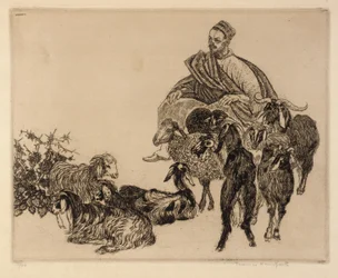 Utan titel (arab med getter)