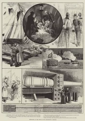 Skisser vid Royal Naval Exhibition, Chelsea