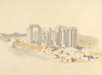 Apollontemplet i Bassae, 1843.