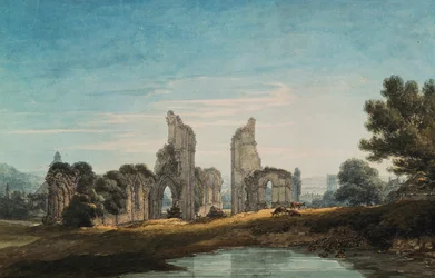 Glastonbury Abbey, 1795
