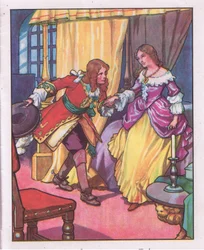 "Min prins", mumlade hon (litografi)
