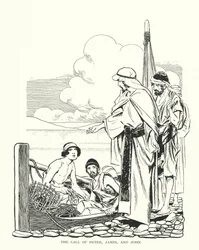 Kallelsen av Petrus, Jakob och Johannes (litografi)