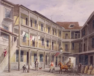 Aldgate High Street, London, c1850