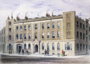 Apothecaries Lane, 1855 (wc på papper)