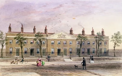 Clothworkers Almshouses i Frog Lane