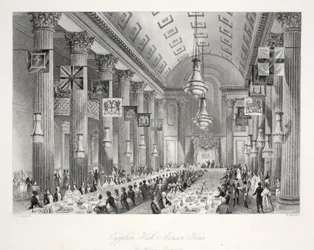 Egyptian Hall, Mansion House, från puben 