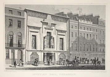 Egyptian Hall, Piccadilly, från puben "London and it