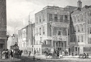 Exeter Change, Strand, från puben "London and it