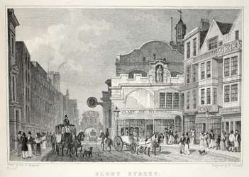 Fleet Street, från puben "London and it