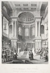Jewish Synagogue, Great St Helens, från puben 