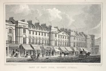En del av East Side, Regent Street, från puben "London and it