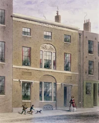 Plumbers Hall i Great Bush Lane, Cannon Street, 1851