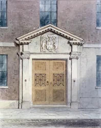 Ingången till Cutlers Old Hall, 1850