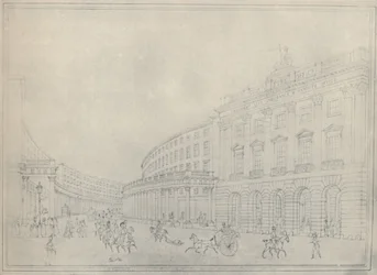 The Quadrant, Regent Street, 1822, 1920