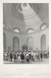 Rotundan på Bank of England, från puben 