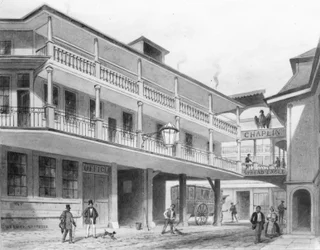 The Spread Eagle Gracechurch Street (akvarell)