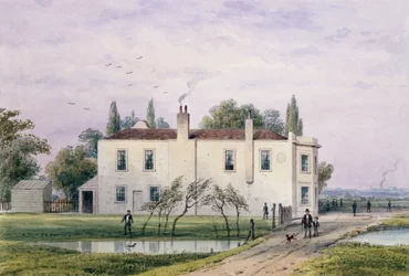 Utsikt över Köpenhamns hus, 1853